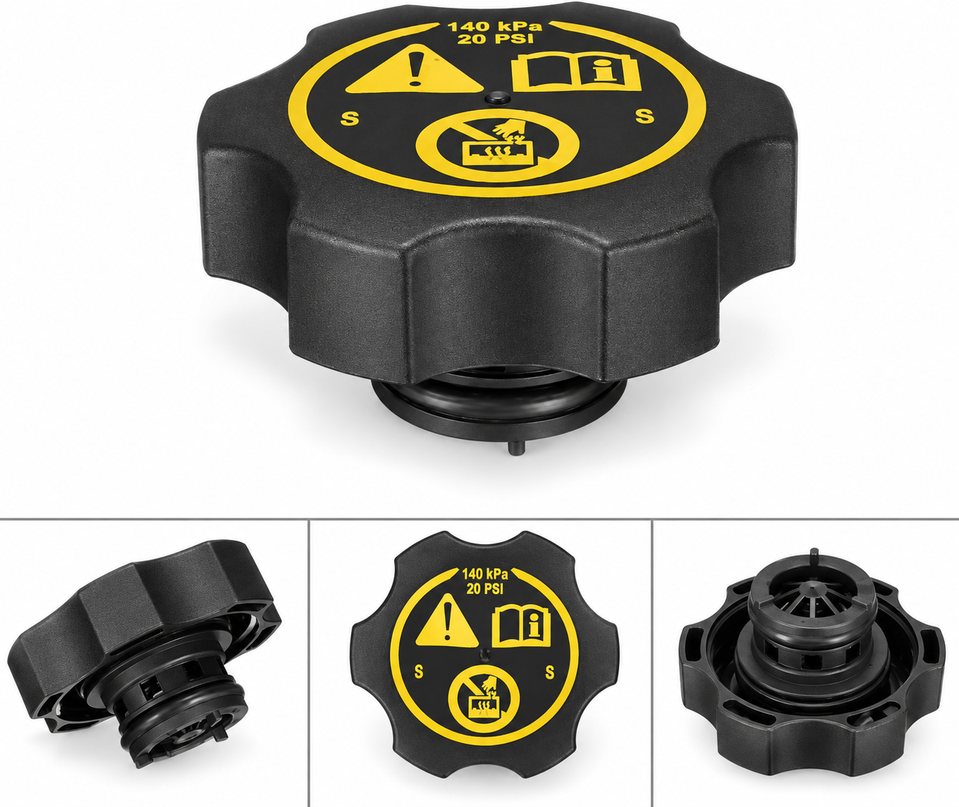 Radiator Expansion Tank Cap for Opel Vauxhall Adam Cascada Mokka Zafira 1305248