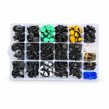 457pcs Set of Universal Common Vehicle Clips, Fasteners & Rivets for Mounting, Trim, Panel, Body, Fender, Tray, Lining etc. - For Car Camper Van Vehicle Bodywork Accessories