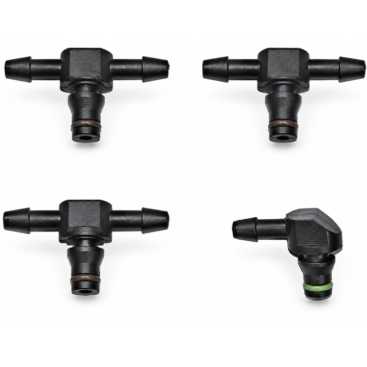 4 x Common Rail Diesel Injector Leak Off Pipe return Connectors Bosch 110 2237/3T/1L – A18/S3/3T/1L – image 1