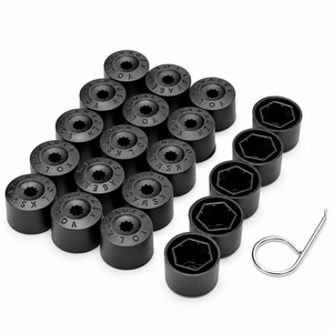 20pcs Alloy Wheel Center Lug Nut Bolt Cap Dust Cover With Tool 28mm for VW