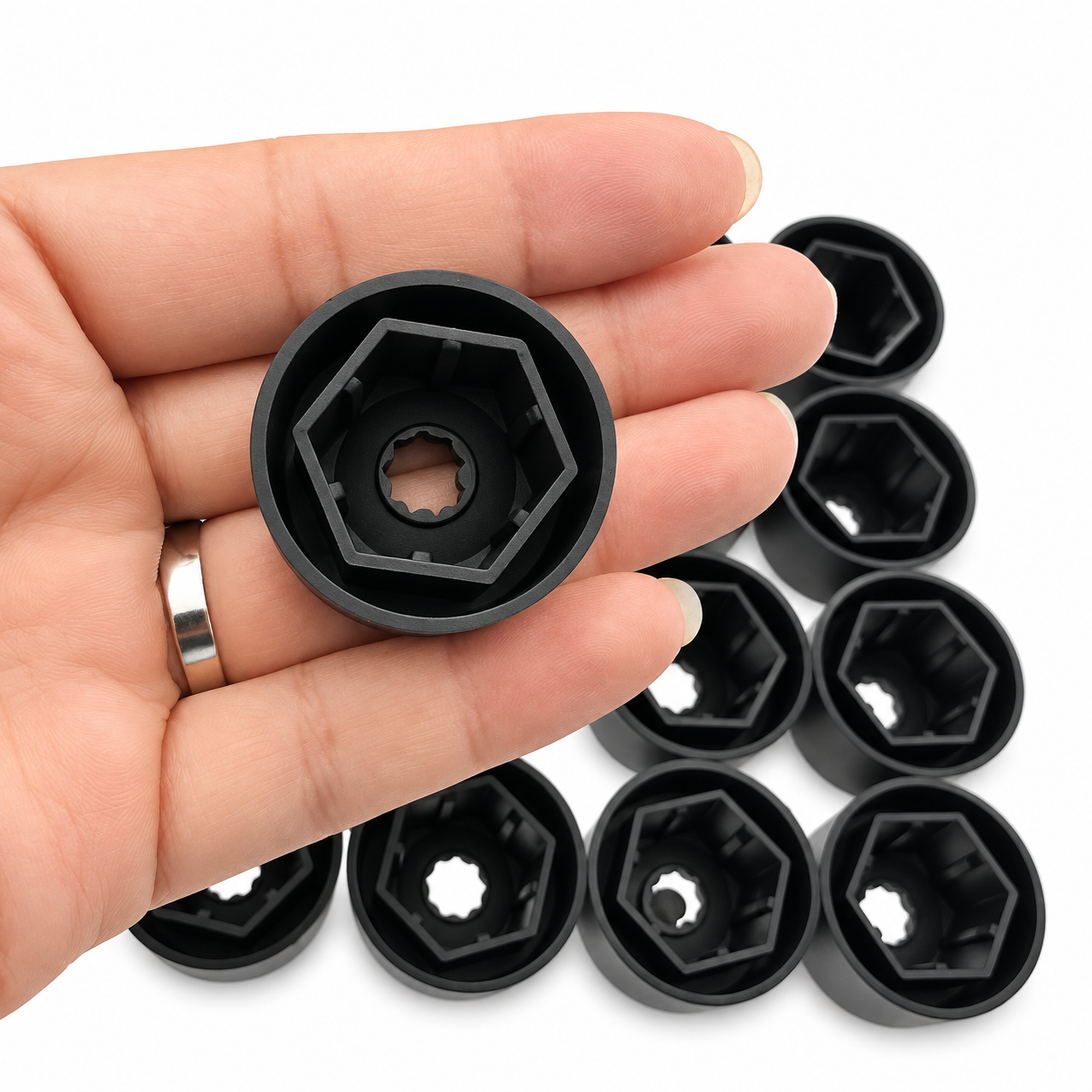 20pcs Alloy Wheel Center Lug Nut Bolt Cap Dust Cover With Tool 28mm for VW – AJ/20x/M307 – image 1