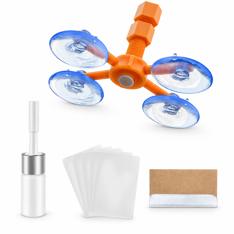 Car Windshield Repair Kit Fix Glass Chip Crack Van Windscreen Automotive Repair – AJ/M319 – image 2