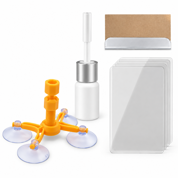 Car Windshield Repair Kit Fix Glass Chip Crack Van Windscreen Automotive Repair – AJ/M319 – image 4