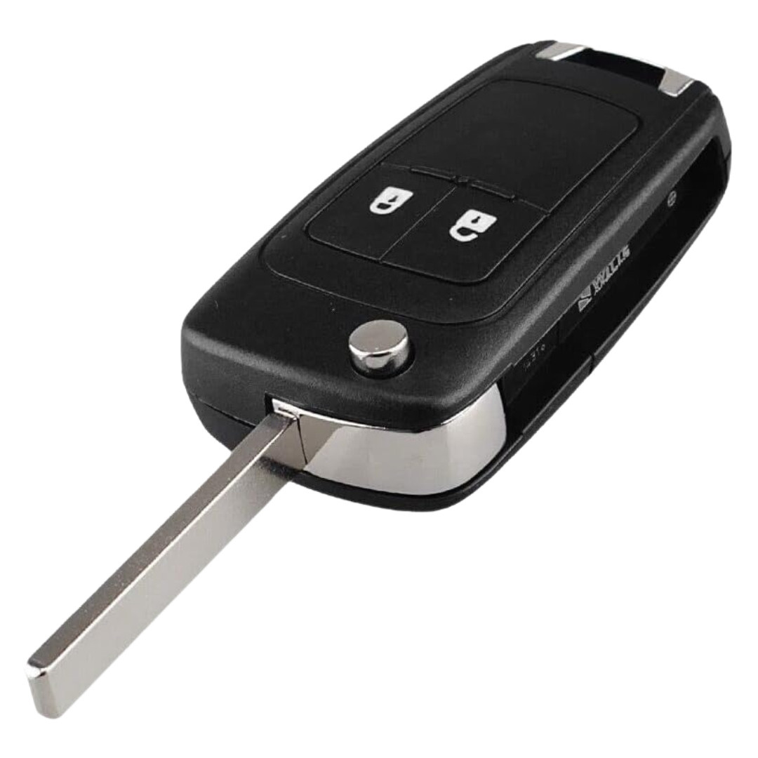 For Vauxhall 2 Button Remote Flip Key Fob Case HU100 Blank Un-cut Key Shell