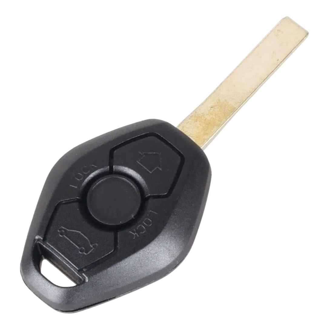 3 Button Remote Key Fob Case & Blade HU92 for BMW 3 5 7 X3 X5 Z4 E38 E39 E46
