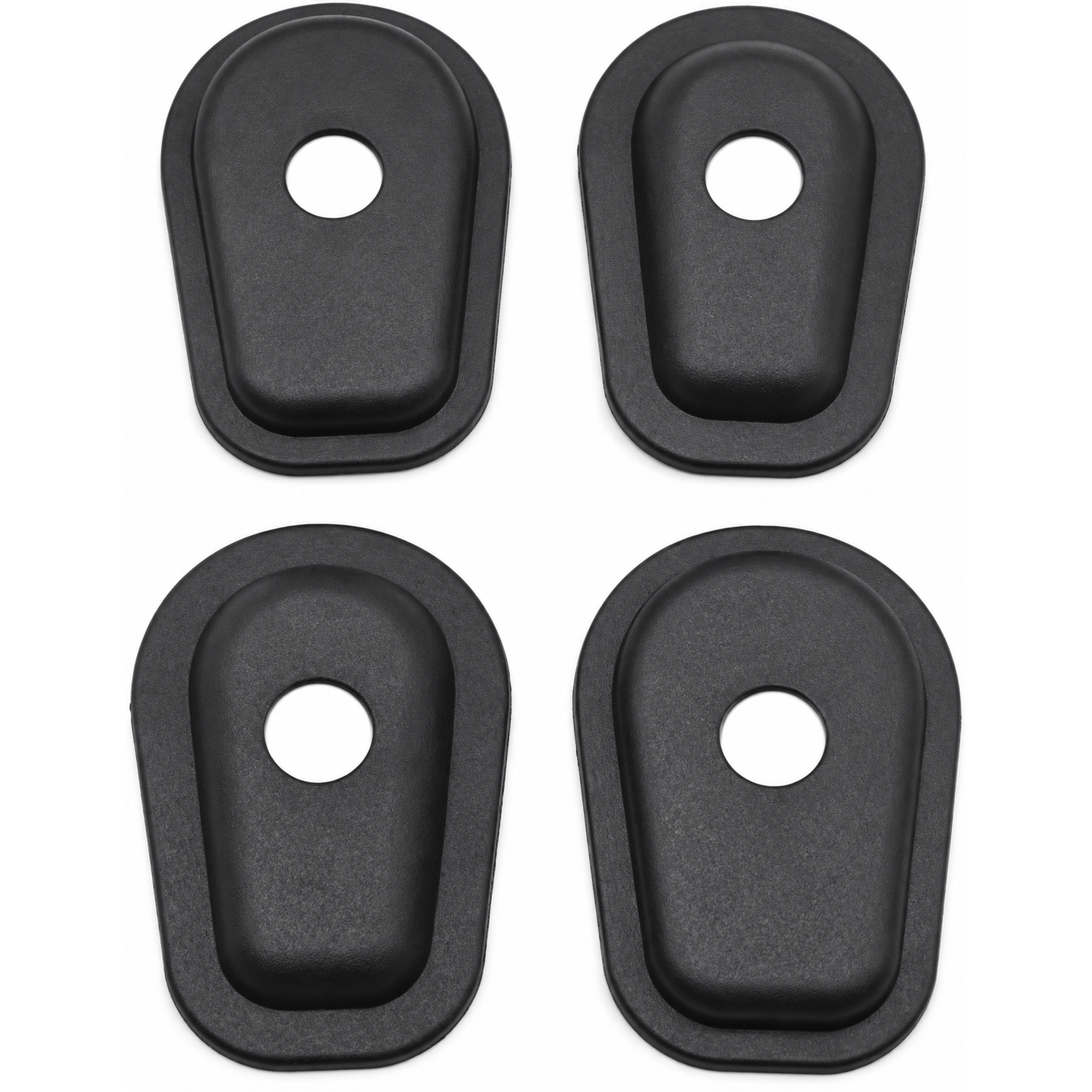 4x Front and Rear Motorcycle Turn Signal Indicator Adapter Spacers in Black - For Yamaha YZF-R6, – AMZ-015/4pcs – image 2