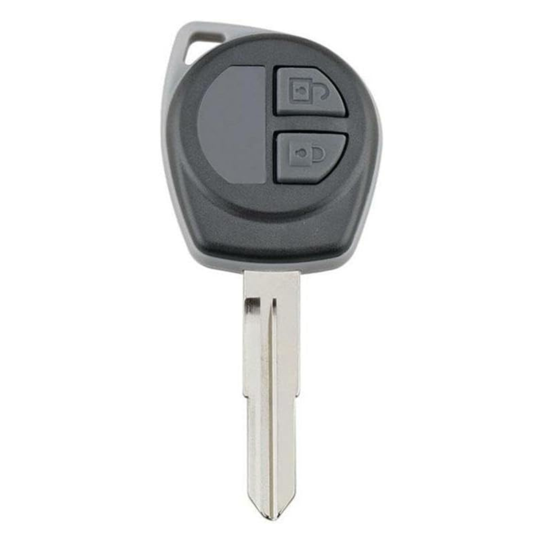 Replacement Key Fob Shell Case 2 Button Remote and Blank Blade for Suzuki Vitara, Swift, Ignis, SX4, Liana & Alto