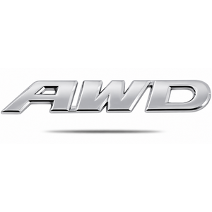 Silver AWD Metal Badge 3D Emblem Sticker for All Wheel Drive 4x4 Cars 93mm – AMZ-41/AWD-BADGE – image 3