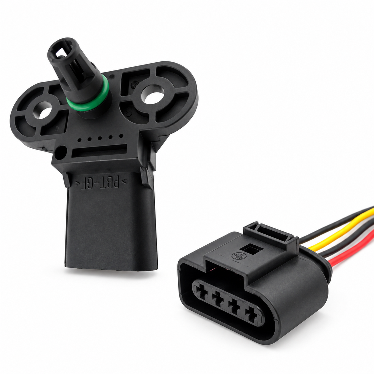 MAP Sensor 03C906051 for A4 Golf Jetta Passat 1.4 1.6 2.0 w/ 4 Pin Plug Set – AX0038+C1 – image 6