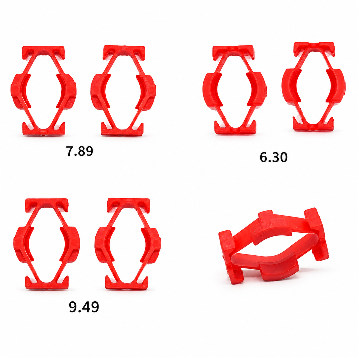 10PCS Urea Tube Pipe Joint Fuel Tube Line Quick Connect Joint Clip, Diesel Tube Joints Clip 6.30 – AX004/10pc-6.30 – image 4