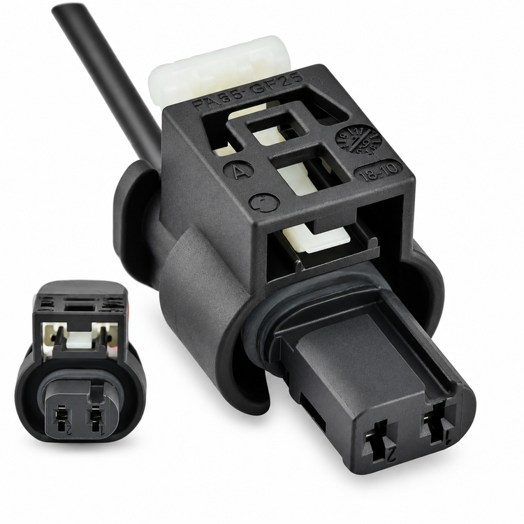 2 Pin Waterproof Connector Plug 805-120-521 A0225451926 DRL Sensor Injector – AX0040/2Pin – image 2