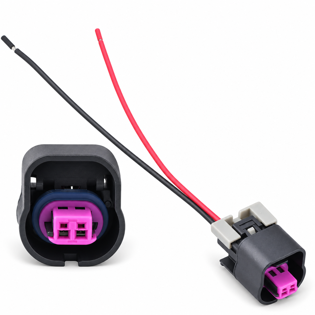 2 Pin VVT Solenoid Connector Plug for Opel Buick Chevy w/ Wires Waterproof