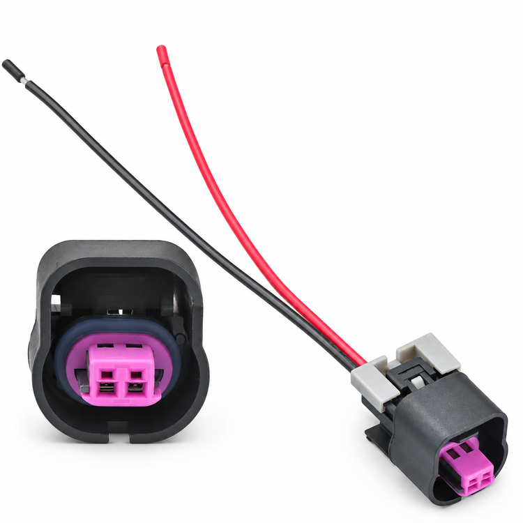 2 Pin VVT Solenoid Connector Plug for Opel Buick Chevy w/ Wires Waterproof – AX0055/2Pin – image 2