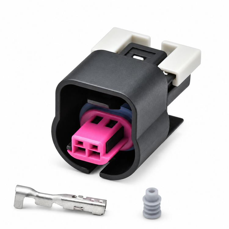 2 Pin Auto Connector Plug – Fits Camshaft Intake/Exhaust Valve Solenoid & Turn Signal Wiring Harness – – AX0061 – image 9