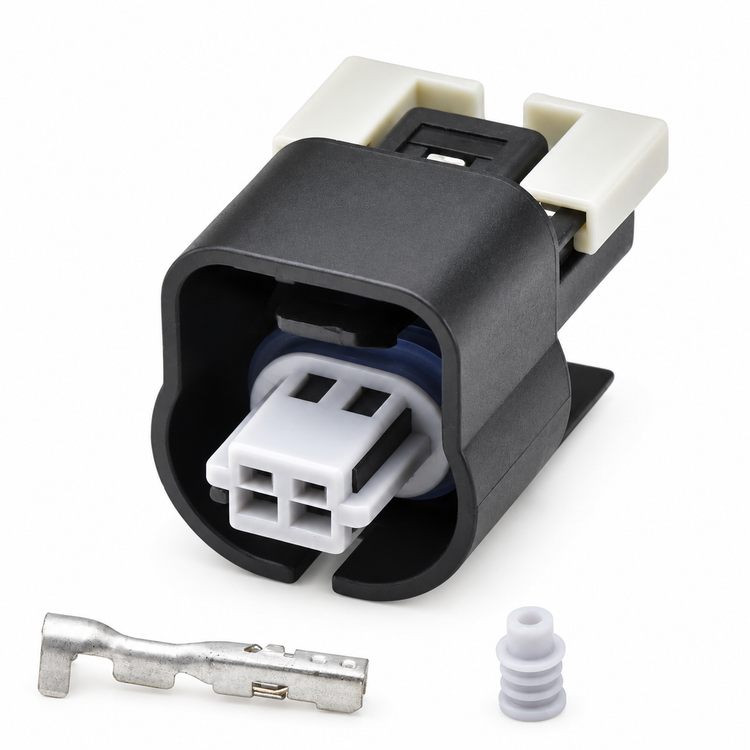 2 Pin Auto Connector Plug – Fits Camshaft Intake/Exhaust Valve Solenoid & Turn Signal Wiring Harness – – AX0061 – image 13