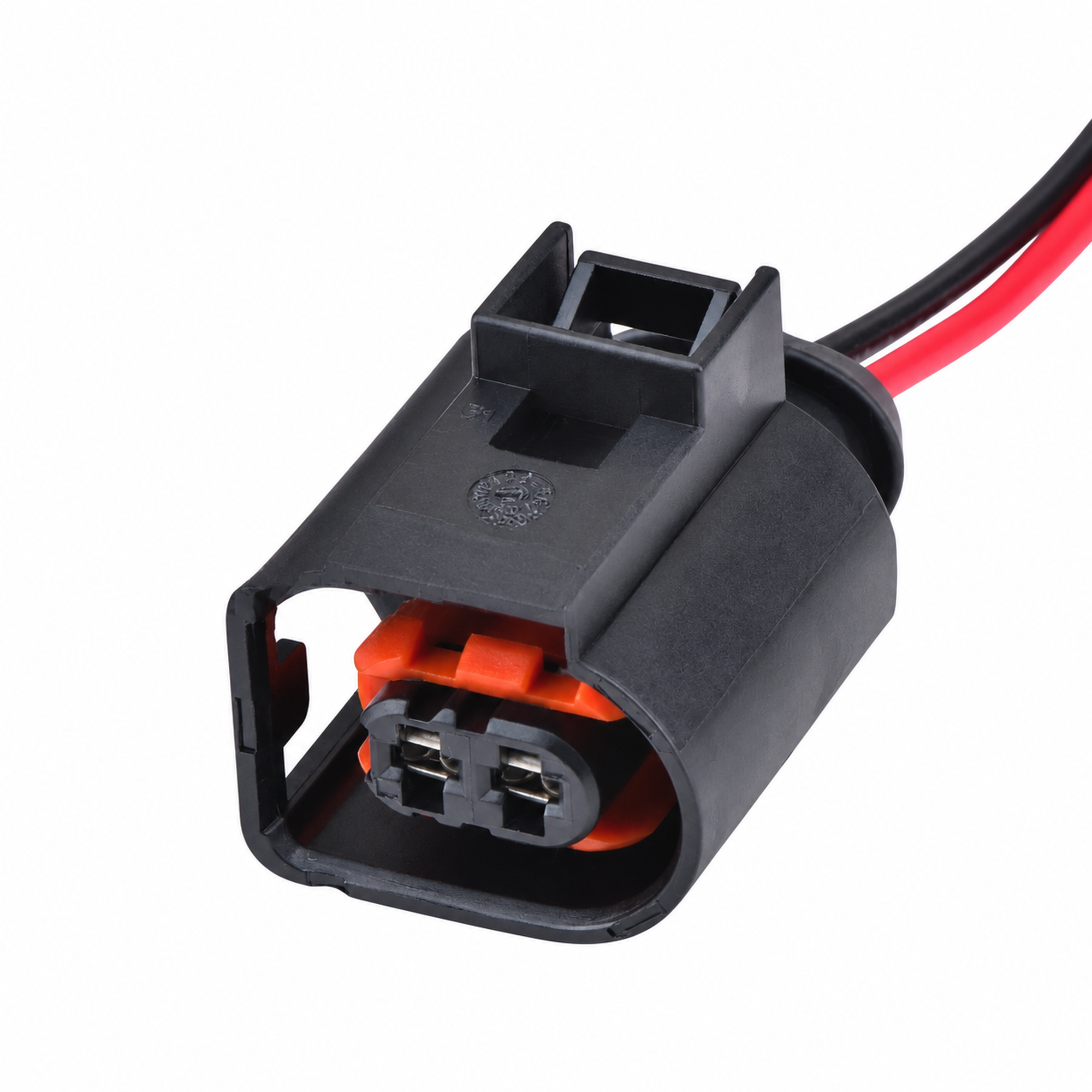 2 Pin Connector Plug for VW Audi 4D0971992A 4D0971992B 4D0971992 Horn Sensor – AX0074/2Pin – image 1