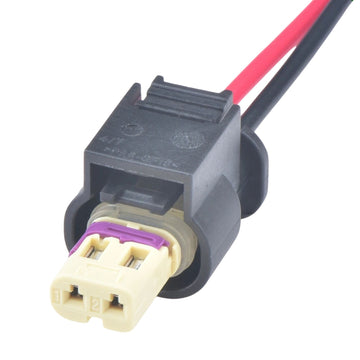 2 Pin Auto Wasserdichter Stecker Einspritzdüsenstecker VVT-Magnetventil Nockenwellen-Stecker 07P973702A für VW