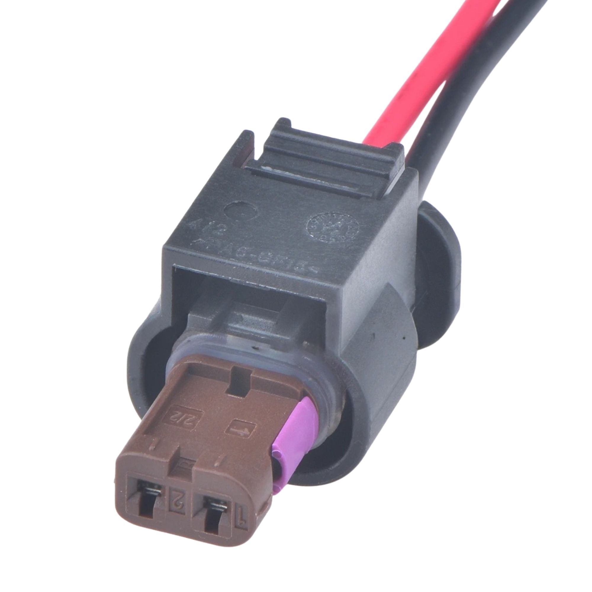 2 Pin Connector Injector Plug VVT Solenoid Valve Camshaft Plug 4H0973702 for Mercedes Benz, BMW, and Porsche 4H0 973 702