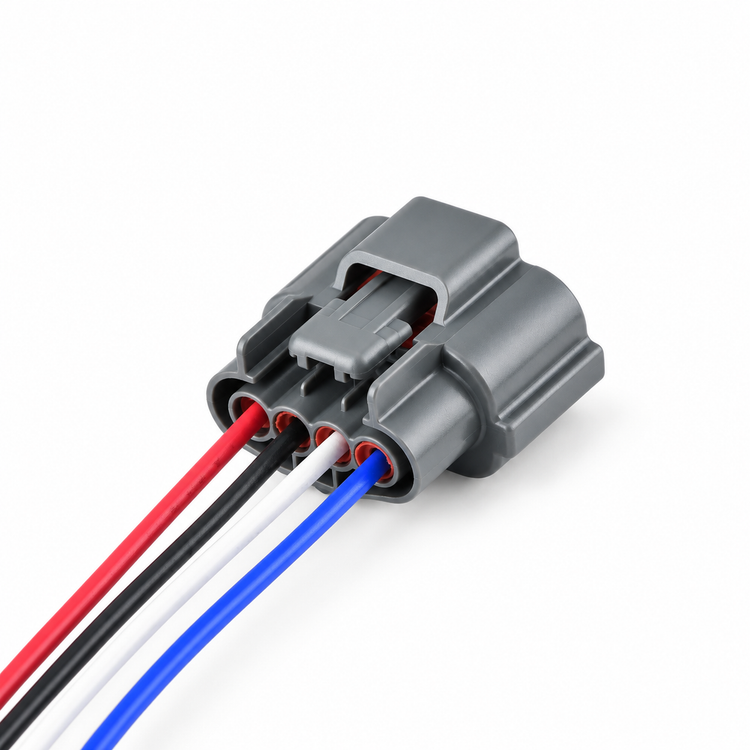4 Pin Alternator Repair Connector Plug 6098-0144 w/ Wires for Nissan Mitsubishi – AX0083/4Pin – image 1