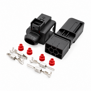 2 Pin Male & Female 3.5mm Electrical Connector for VW Audi Horn Wiring 4D0971992 – AX0085+AX0089/2pin – image 1
