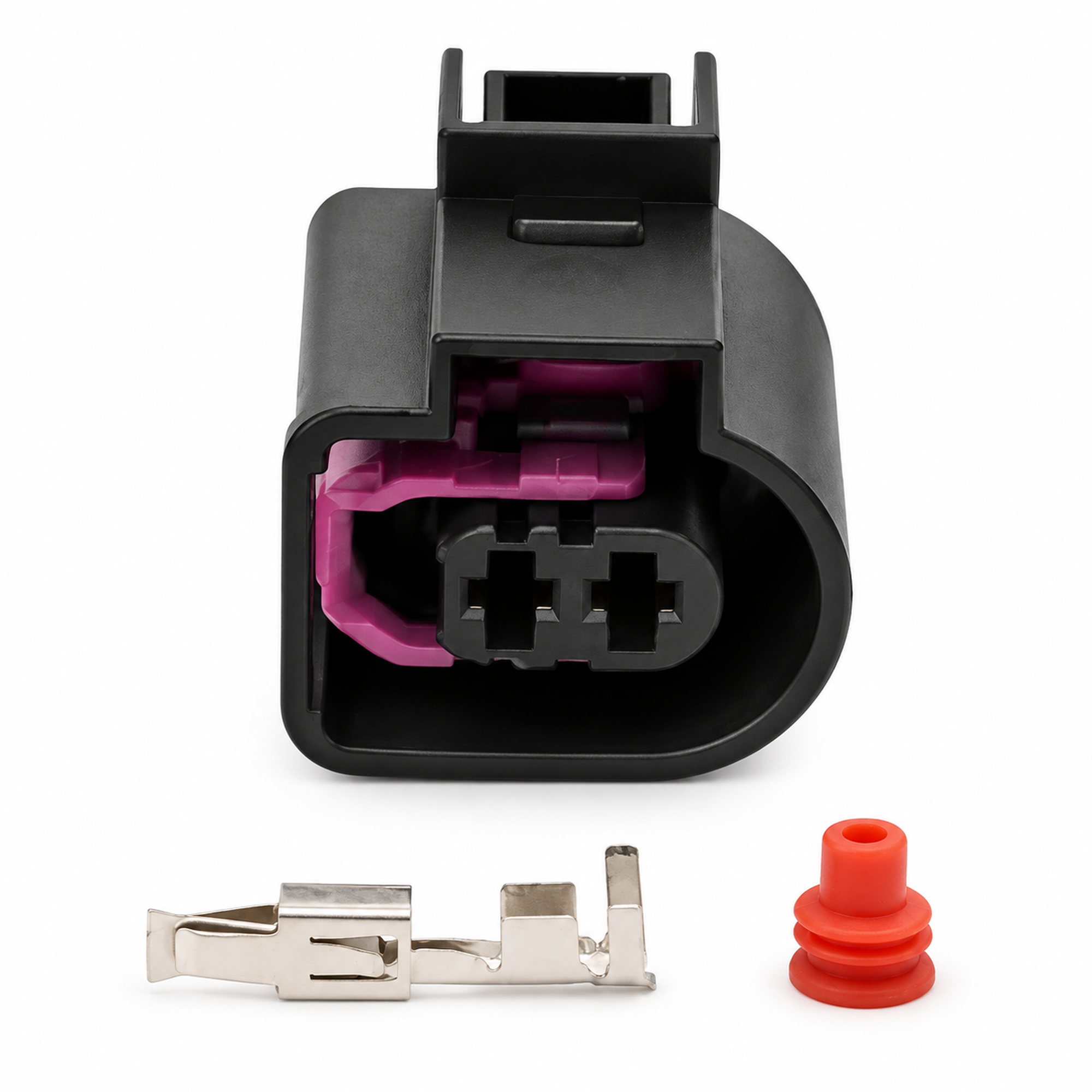 2 Pin Male & Female 3.5mm Electrical Connector for VW Audi Horn Wiring 4D0971992 – AX0085+AX0089/2pin – image 4