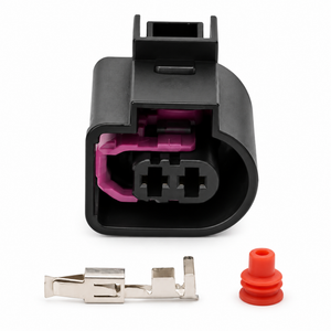 2 Pin Male & Female 3.5mm Electrical Connector for VW Audi Horn Wiring 4D0971992 – AX0085+AX0089/2pin – image 4