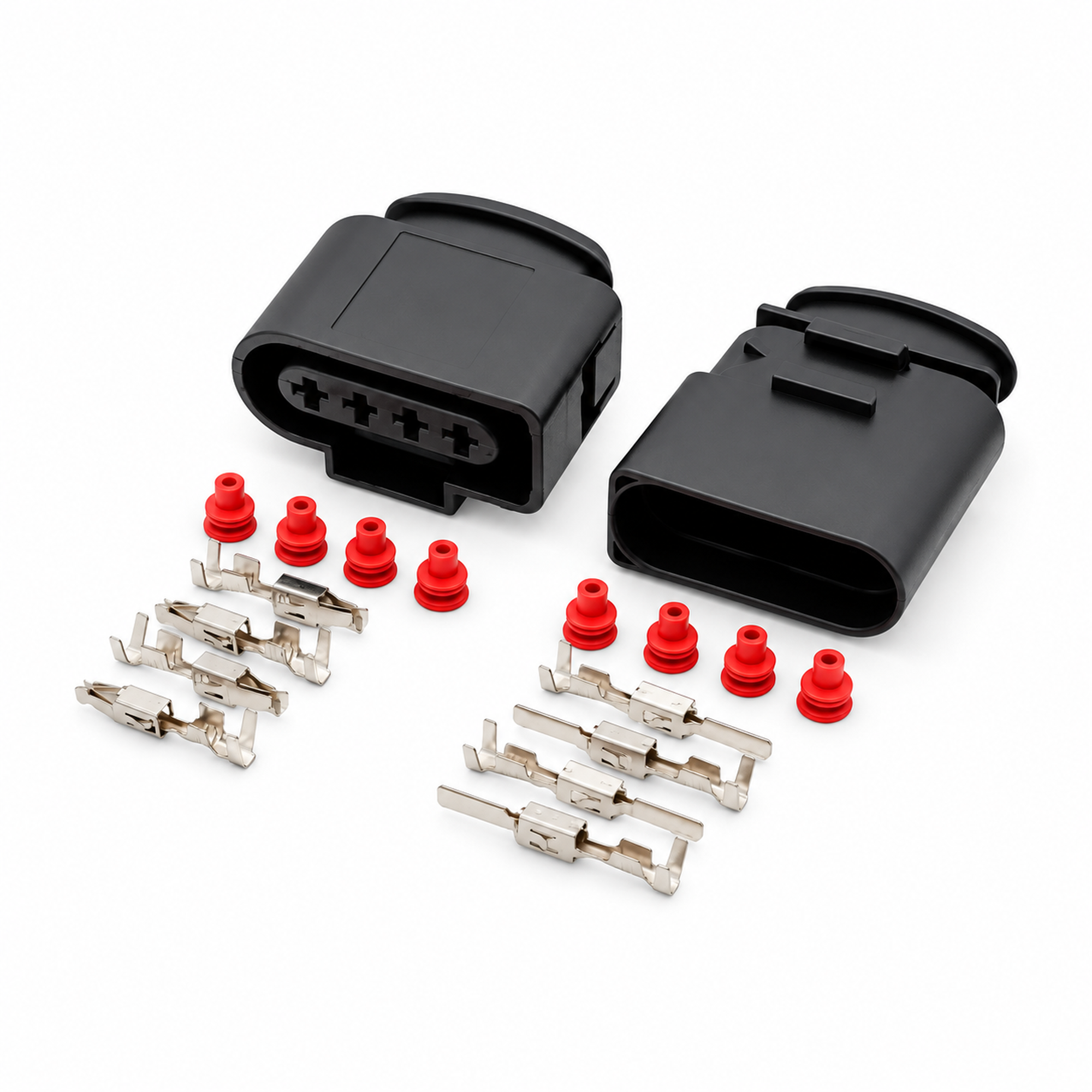 4 Pin 3.5mm Automotive Connector Set for VW Audi Skoda 4B0973724 / 1J0973724 – AX0086+AX0084/MnFset – image 4