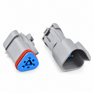 3 Pin Deutsch Waterproof Connector Plug DT04-3P DT06-3S w/ 120Ω Resisto – AX0130/3Pin – image 1