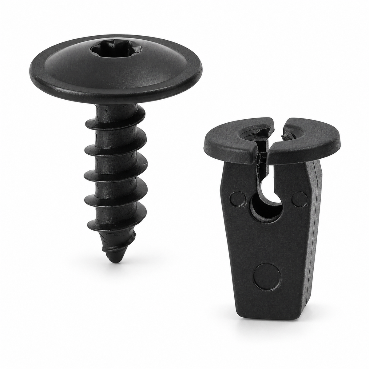 20 Wheel Arch Liner Self Tapping Screws Clips for VW Spacefox Suran Tiguan 2006+ – AX0170/20PairsScrews&Clips – image 2