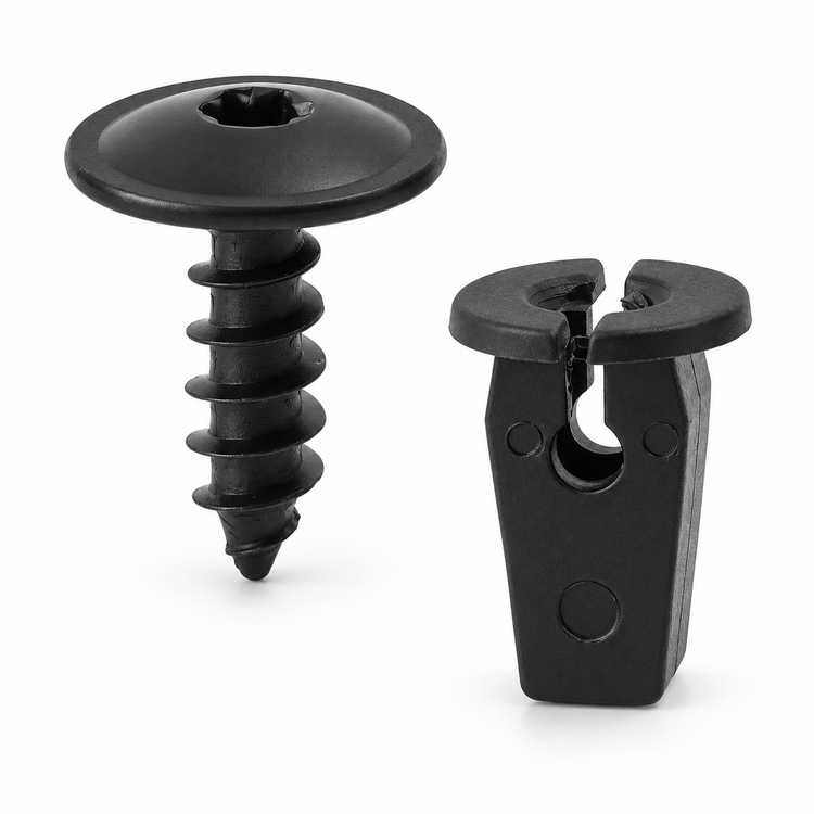 20 Wheel Arch Liner Self Tapping Screws Clips for VW Spacefox Suran Tiguan 2006+ – AX0170/20PairsScrews&Clips – image 2