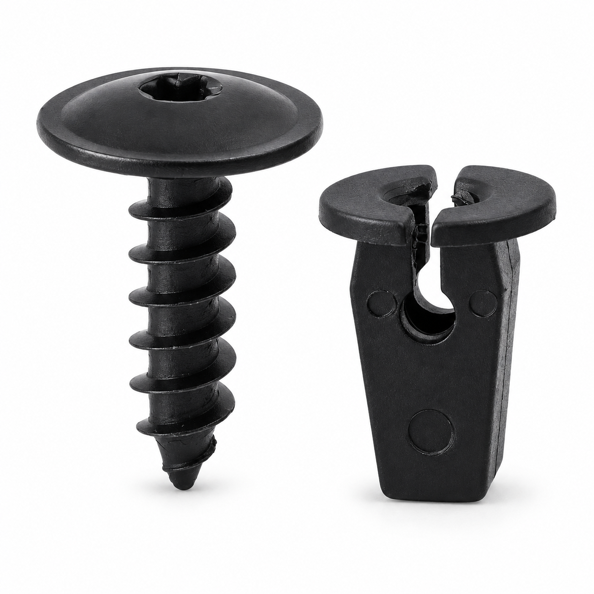 20 Wheel Arch Liner Self Tapping Screws Clips for VW Spacefox Suran Tiguan 2006+ – AX0170/20PairsScrews&Clips – image 2