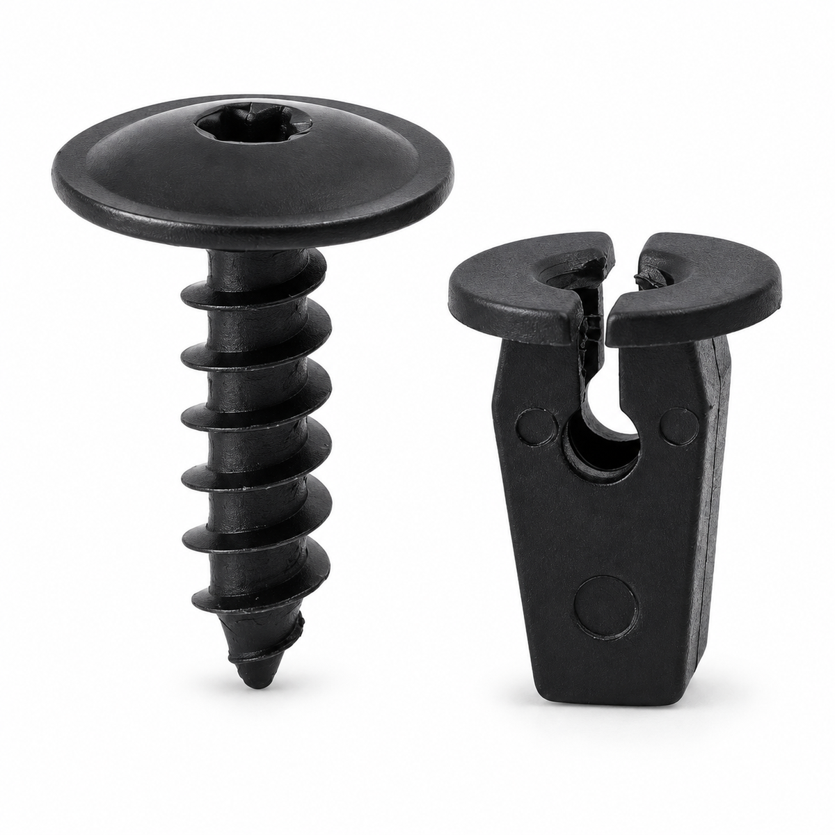 20 Wheel Arch Liner Self Tapping Screws Clips for VW Spacefox Suran Tiguan 2006+ – AX0170/20PairsScrews&Clips – image 2