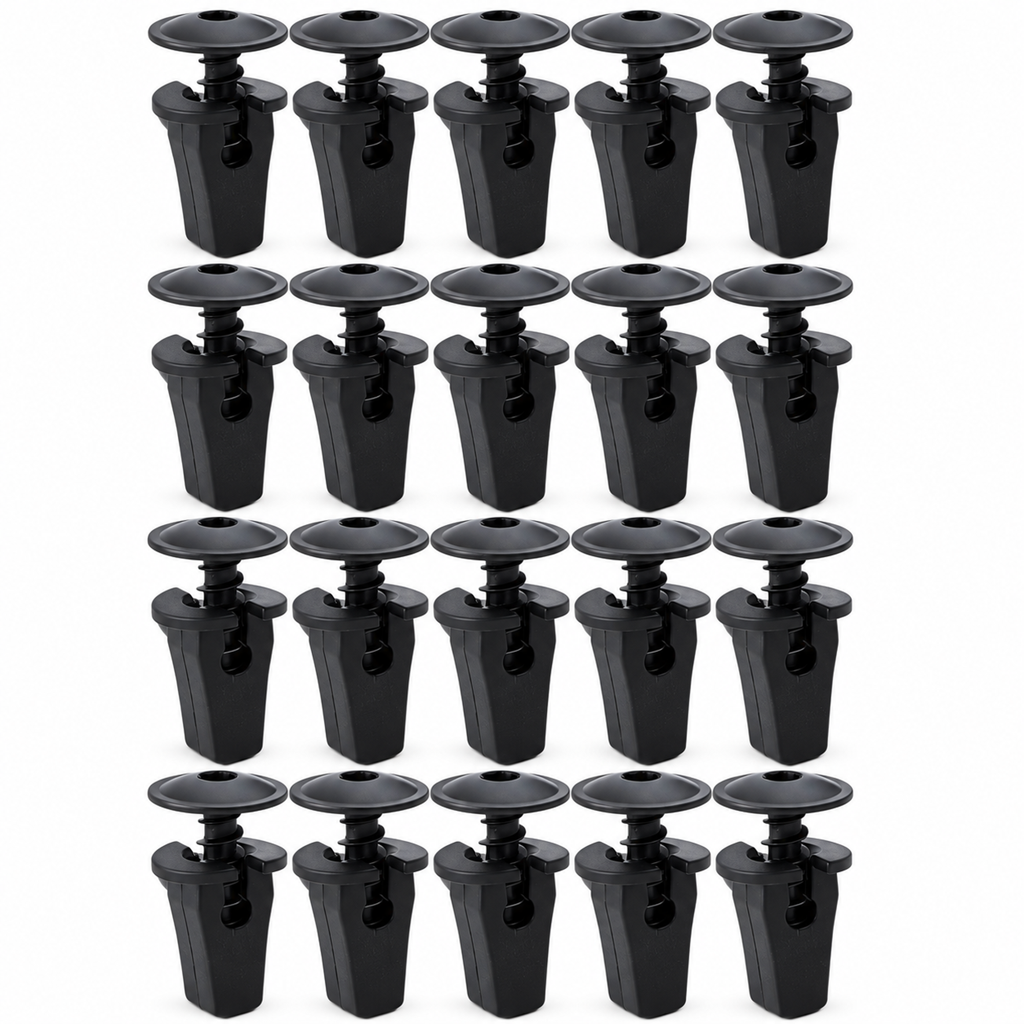 20 Wheel Arch Liner Self Tapping Screws Clips for VW Spacefox Suran Tiguan 2006+ – AX0170/20PairsScrews&Clips – image 7