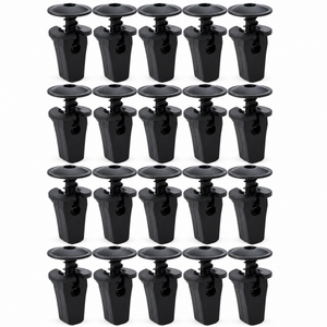 20 Wheel Arch Liner Self Tapping Screws Clips for VW Spacefox Suran Tiguan 2006+ – AX0170/20PairsScrews&Clips – image 7