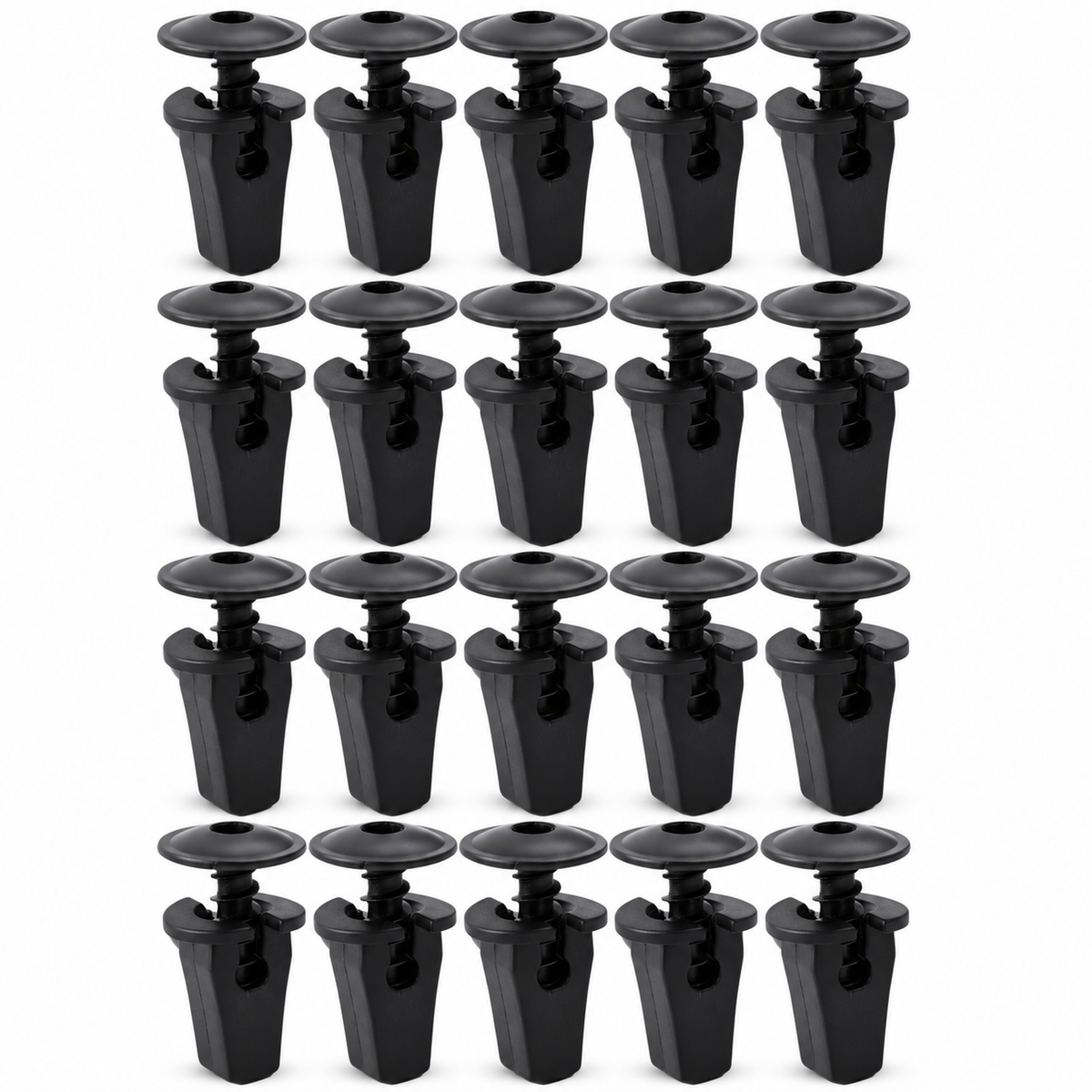 20 Wheel Arch Liner Self Tapping Screws Clips for VW Spacefox Suran Tiguan 2006+ – AX0170/20PairsScrews&Clips – image 7