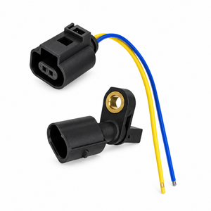 2 Pin ABS Speed Sensor & Connector 6Q0927804A WHT003860 Front Right for VW Audi Skoda – AX0177+C3/ABSsen+connect – image 1