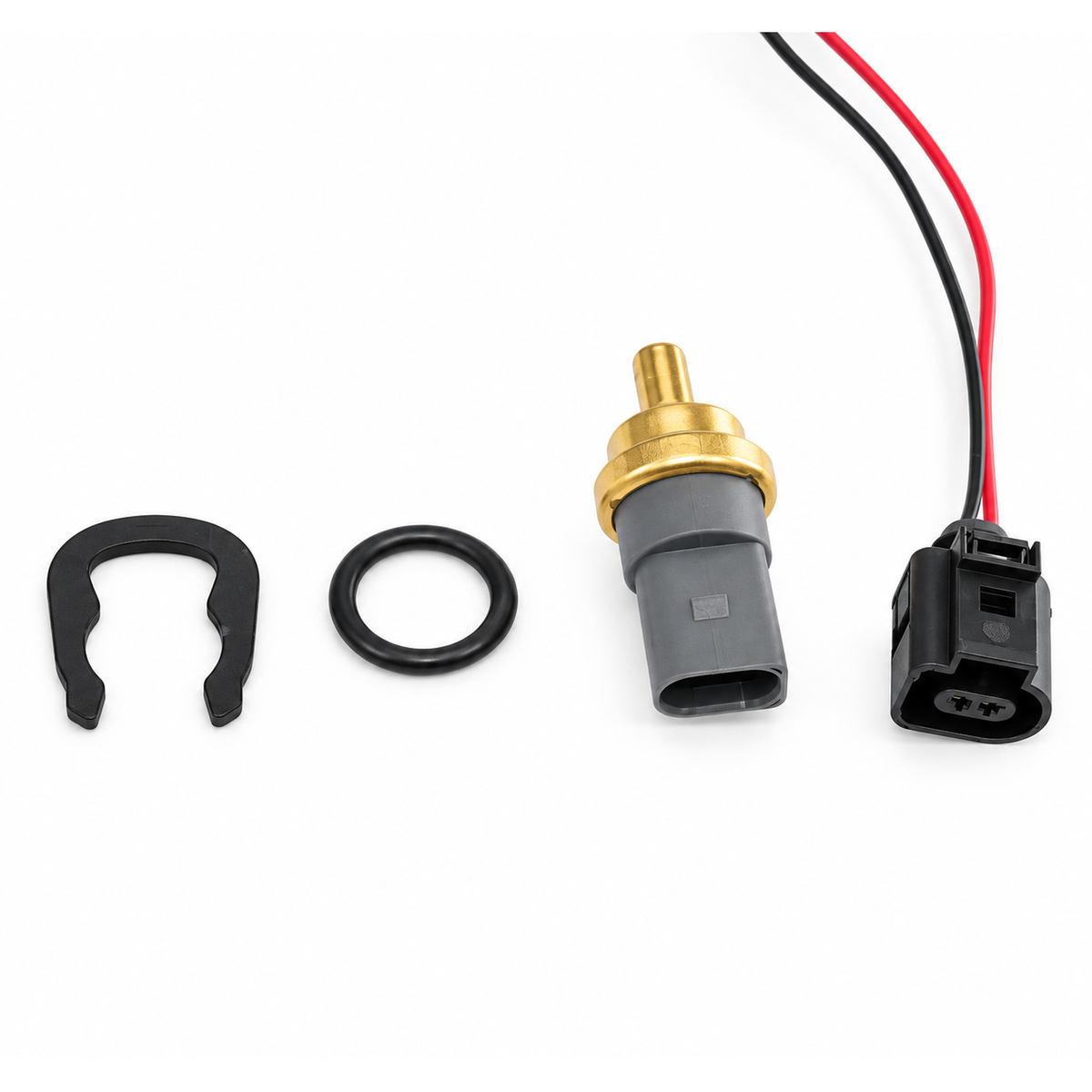 2 Pin Temperature Sensor & Connector for Audi Seat Skoda VW 06A919501A 06A919501 – AX0204/sensor&plug – image 1