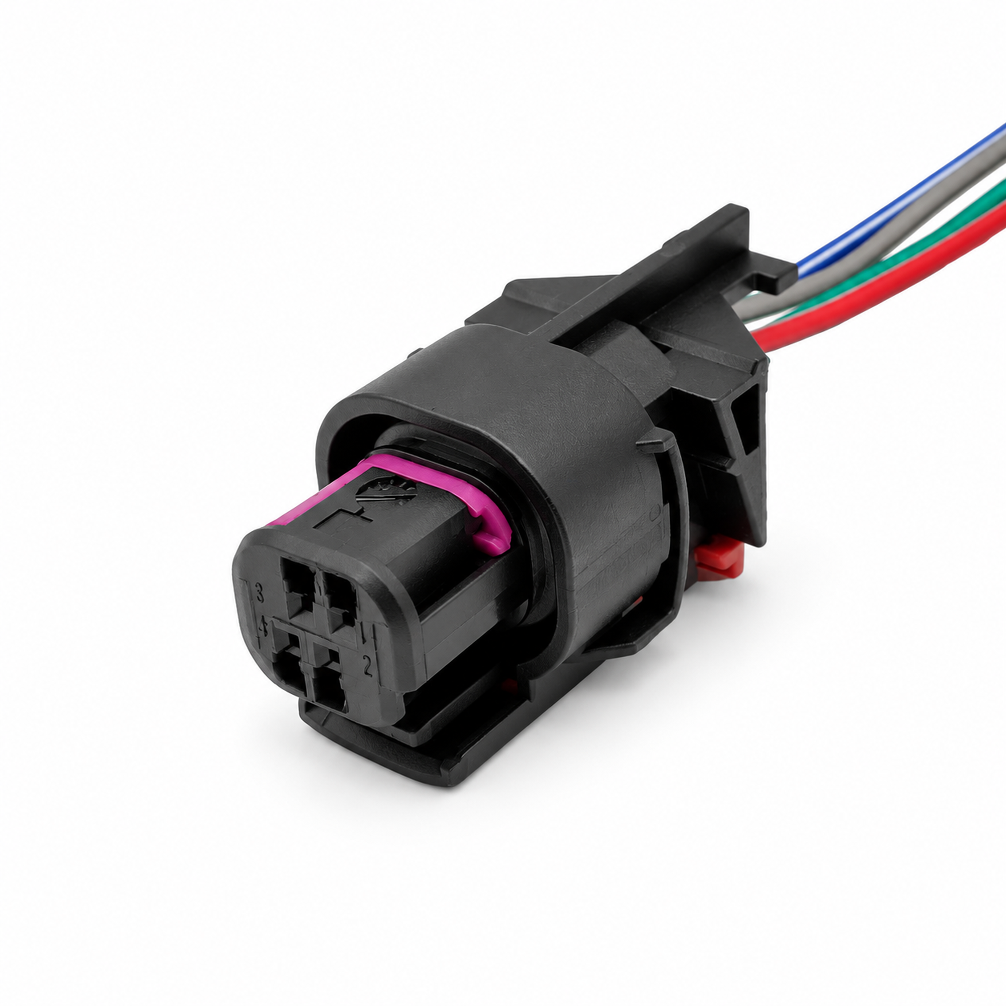 3C0973704 Pre-wired 4 Pin Door Connector for VW Audi Skoda Seat 0090-515 – AX0219/prewired – image 4