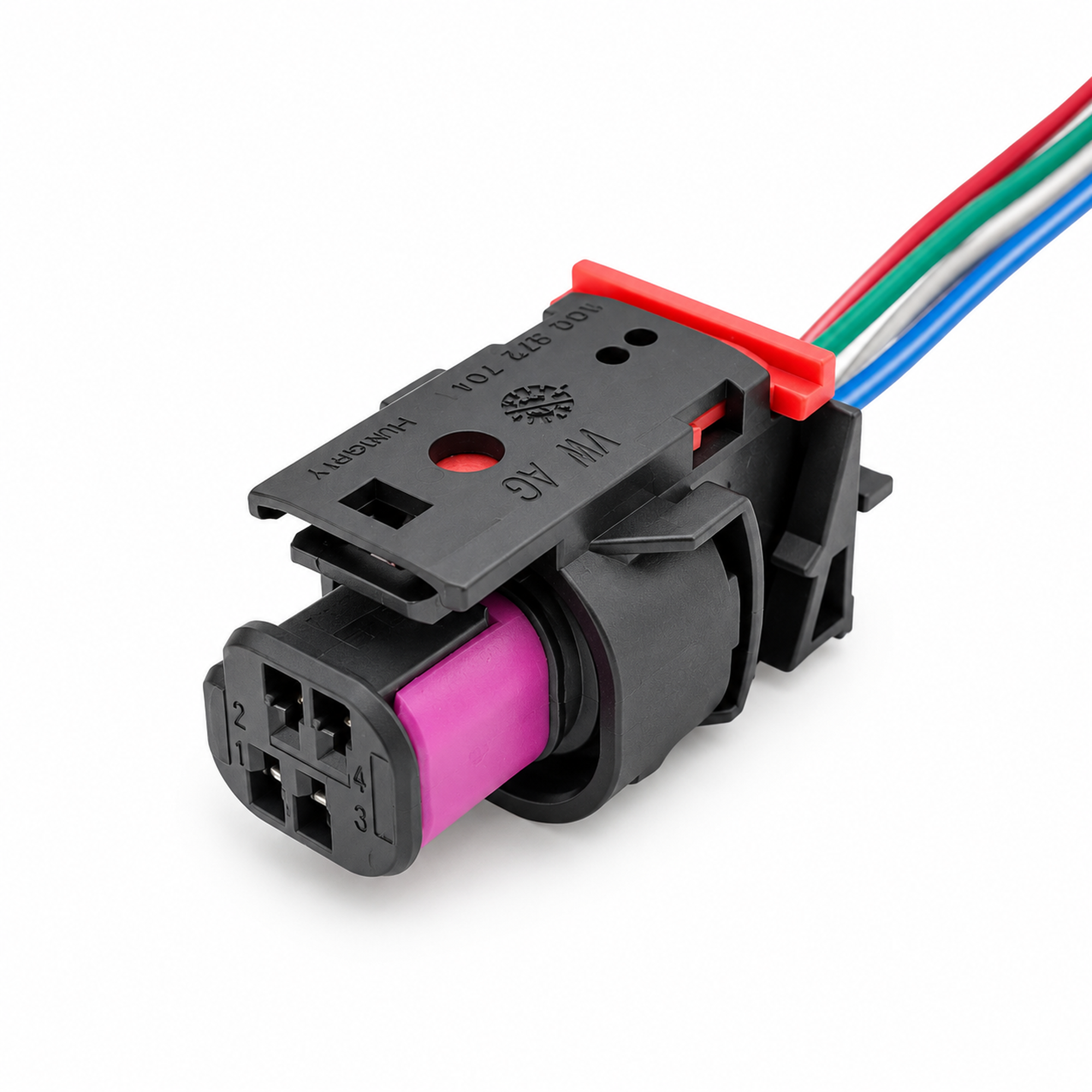 3C0973704 Pre-wired 4 Pin Door Connector for VW Audi Skoda Seat 0090-515 – AX0219/prewired – image 6