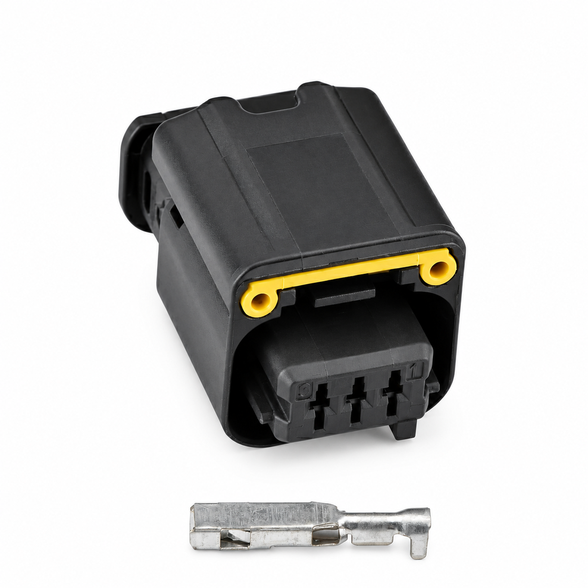 3 Pin Auto Waterproof Connector Crankshaft Sensor Plugs 1801179-1 1801179-2 1801179-3 – AX0222/black-unwired – image 1