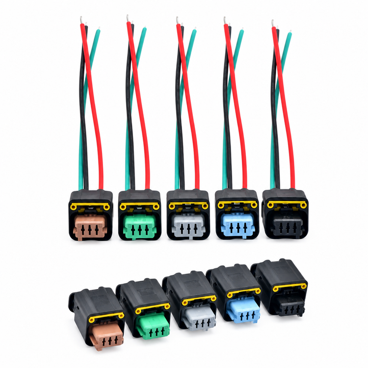 3 Pin Auto Waterproof Connector Crankshaft Sensor Plugs 1801179-1 1801179-2 1801179-3 – AX0222/black-unwired – image 11