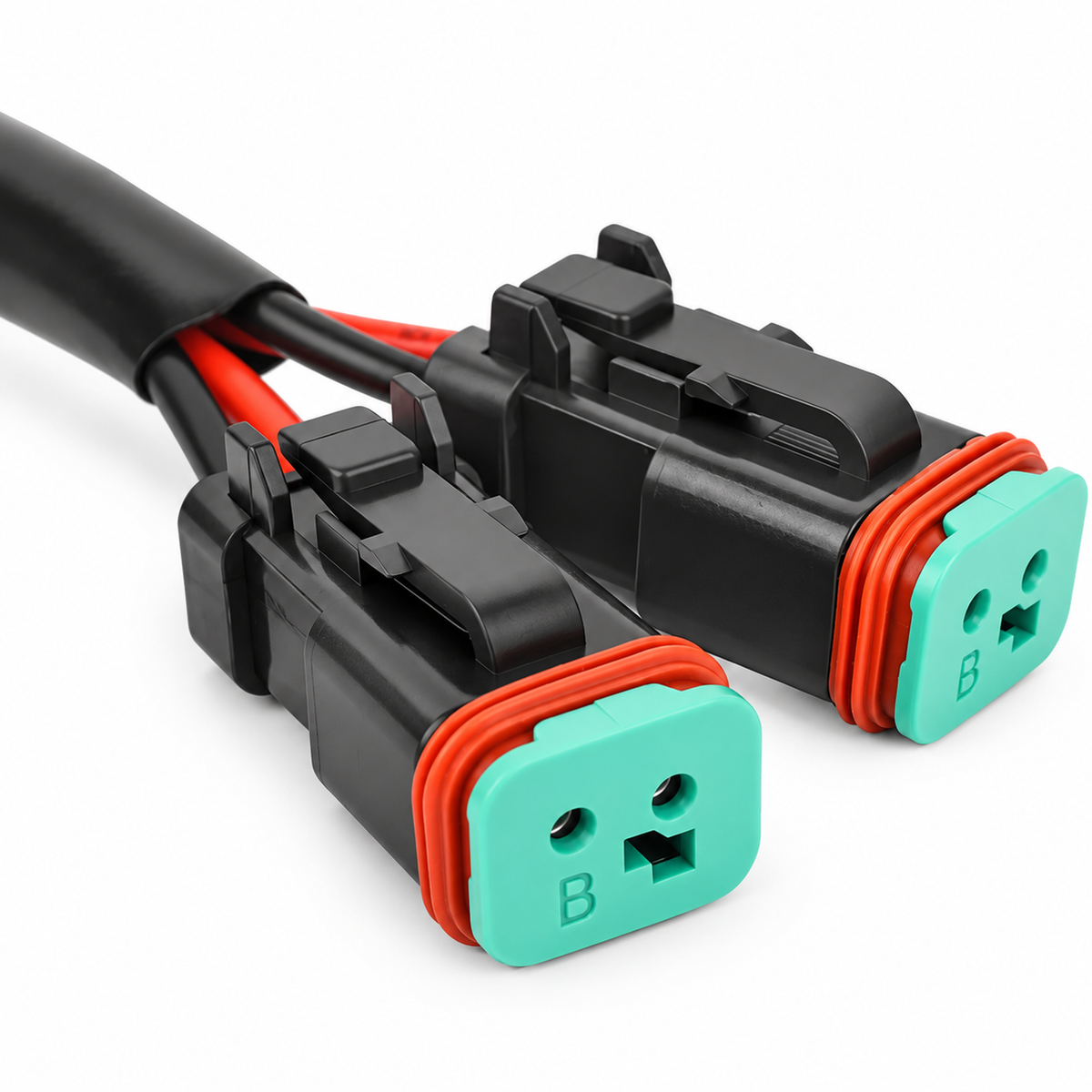 Deutsch 2 Pin Y Adapter Lead DT DTP Connector Male Female Waterproof – AX0240 – image 4
