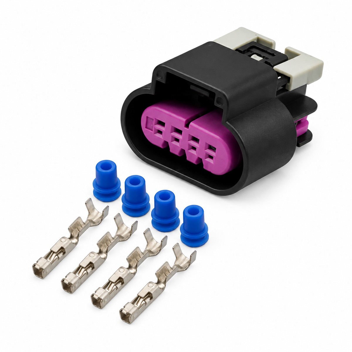 4 Pin Female Connector Kit for Delphi GT150 O2 Lambda Sensor 15326815 12191819 – AX0248/connector4pin – image 2