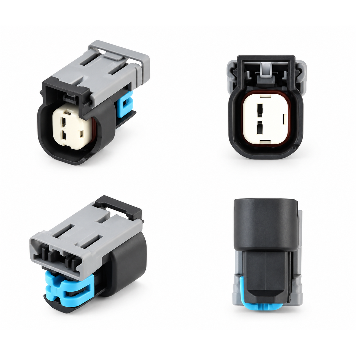 2 Pin Male & Female Set Waterproof Connector Plug 15305086 Fuel Injector Harness – AX0253+AX0254 – image 1
