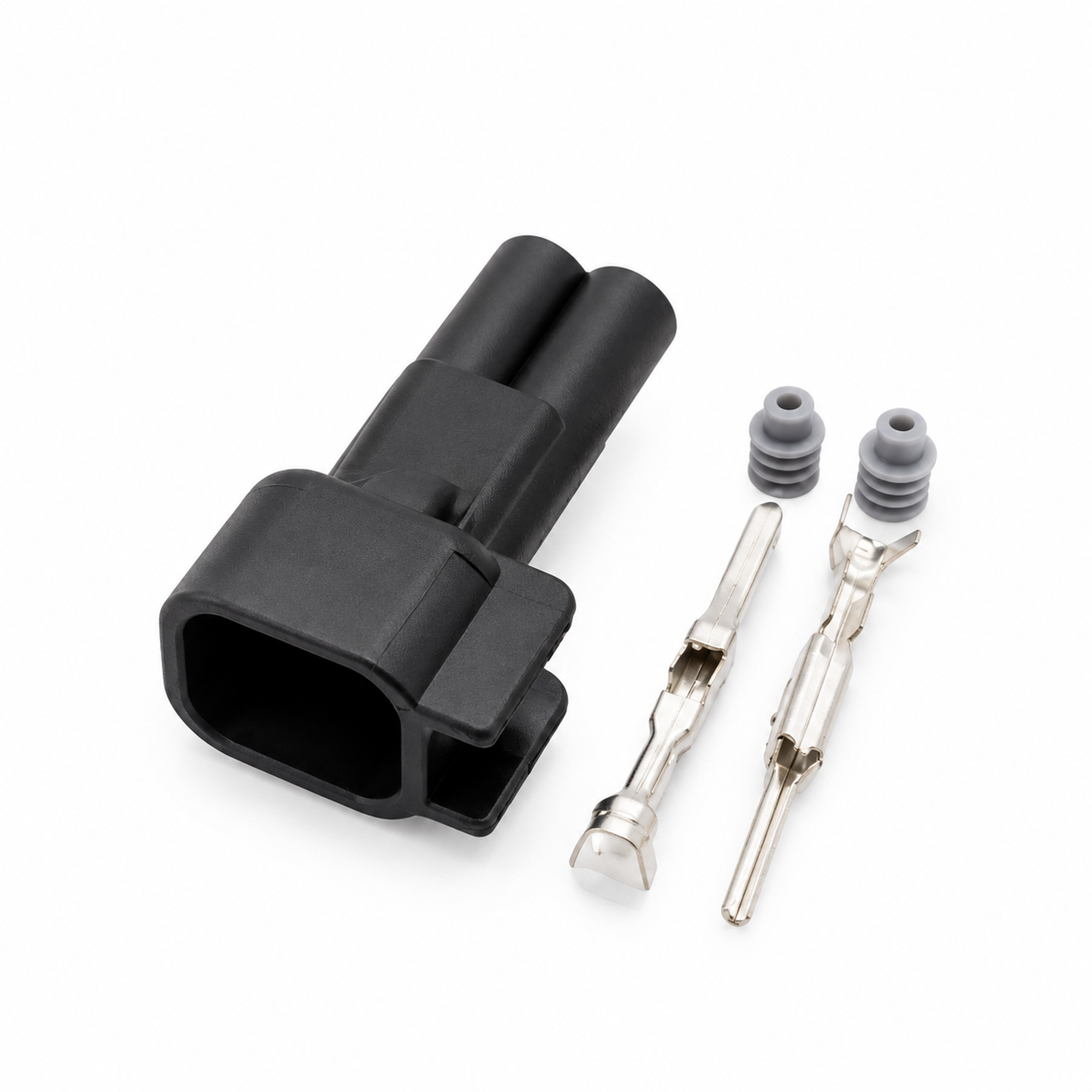 2 Pin Male & Female Set Waterproof Connector Plug 15305086 Fuel Injector Harness – AX0253+AX0254 – image 7