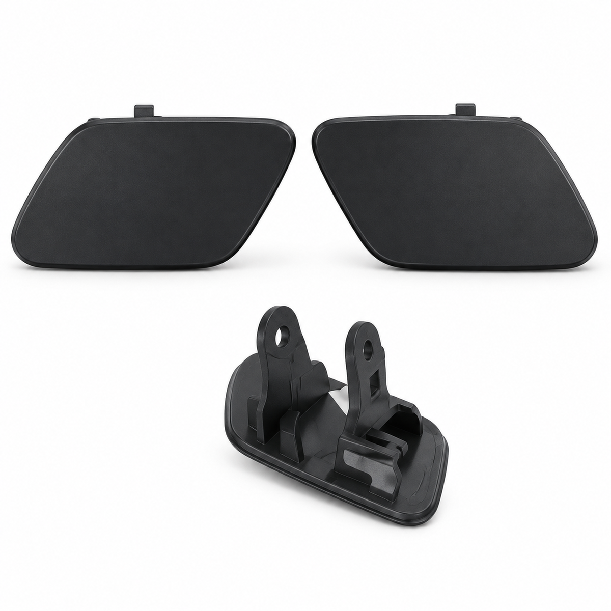Headlight Washer Nozzle Spray Jet Cover Right & Left Unpainted Caps for front Bumper 51657199141 – AX0256/pair – image 1