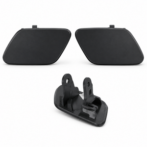 Headlight Washer Nozzle Spray Jet Cover Right & Left Unpainted Caps for front Bumper 51657199141 – AX0256/pair – image 1