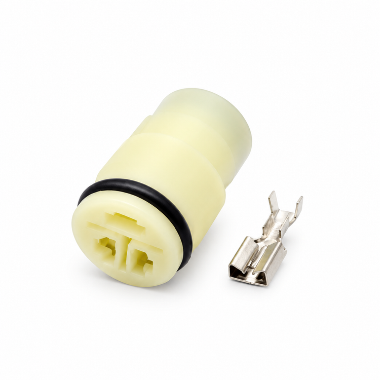 3 Pin 6.3mm Female & Male round generator pug oxygen sensor Automobile Waterproof Spark Connector plug – AX0258 – image 1