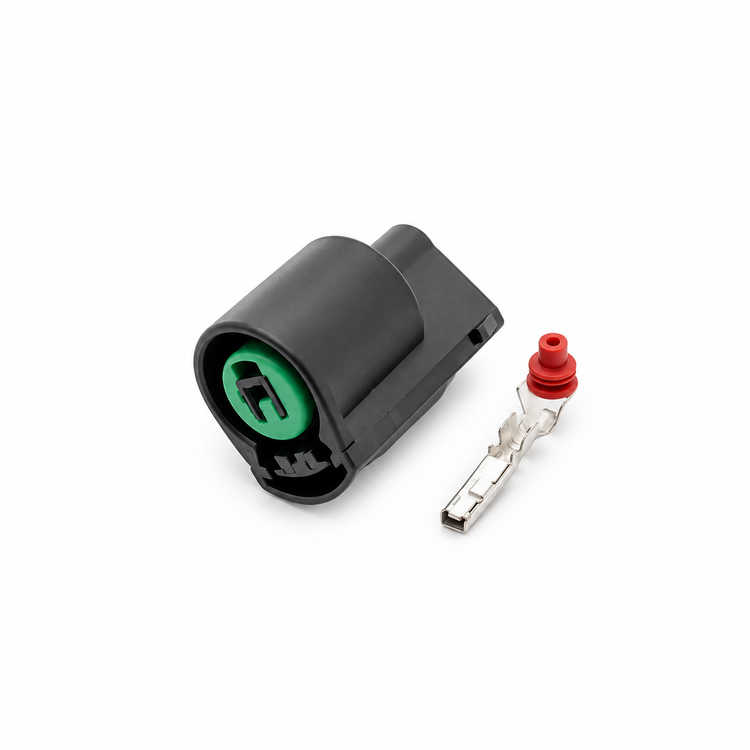1 Pin Female Electrical Connector Plug for Hyundai Kia A/C Compressor Engine Air Pump Wiring Harness – – AX0282 – image 1
