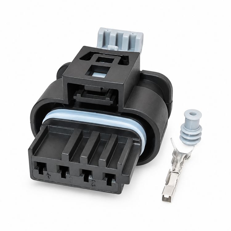 4 Pin Radiator Shutter Connector Plug for Mercedes W177 W204 W205 W213 W118 GLC CLA – AX0296/Unwired – image 3
